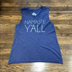 “Namaste Y’all” Muscle Tank